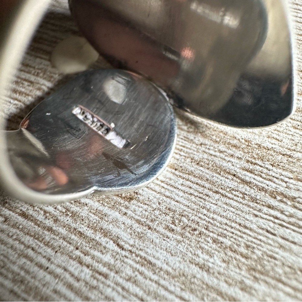 Adjustable Sterling Silver Ring With Red Jasper M… - image 6